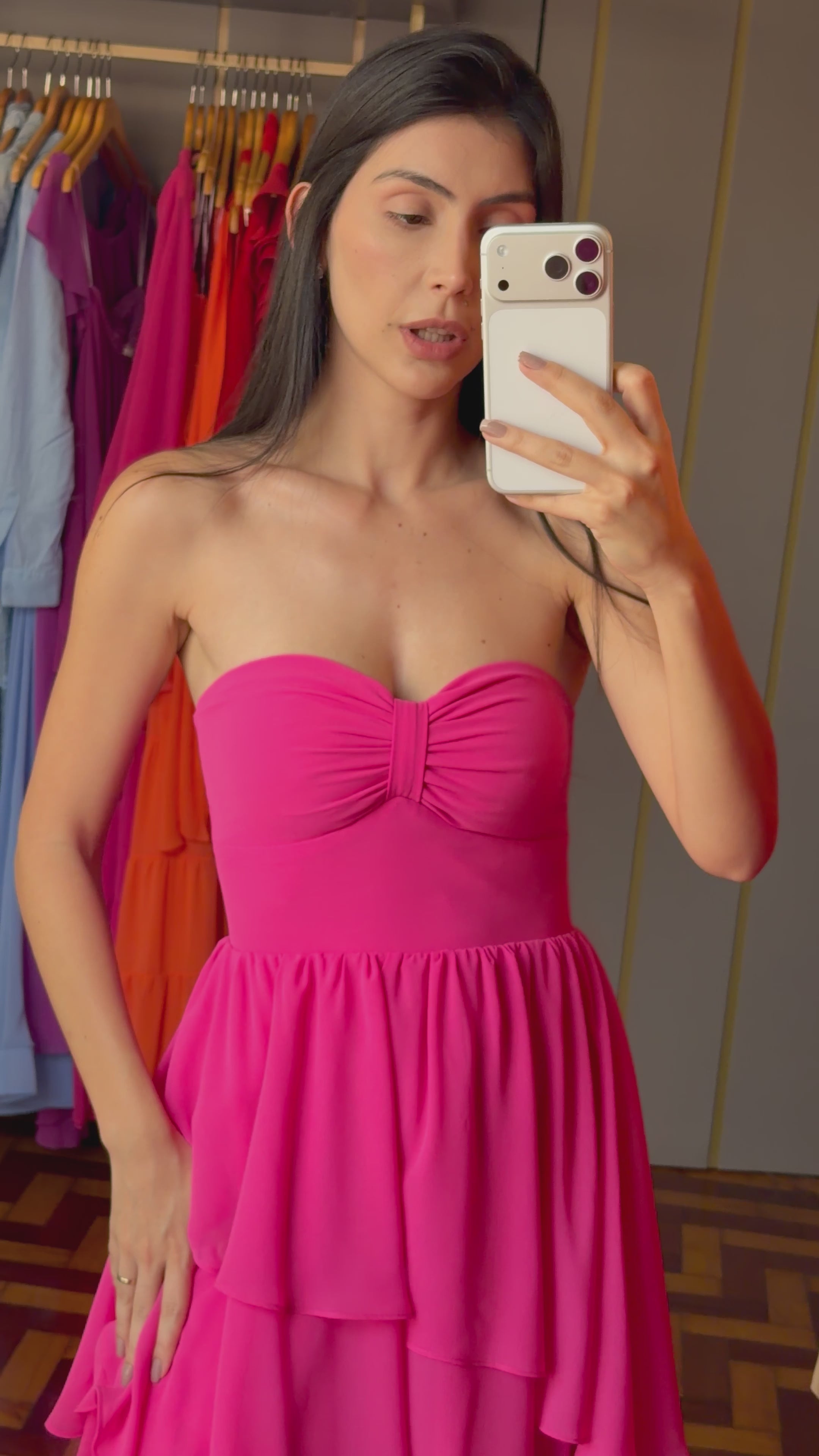 VESTIDO LONGO ELYSEE PINK