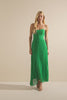 VESTIDO MIDI CELINA ESMERALDA