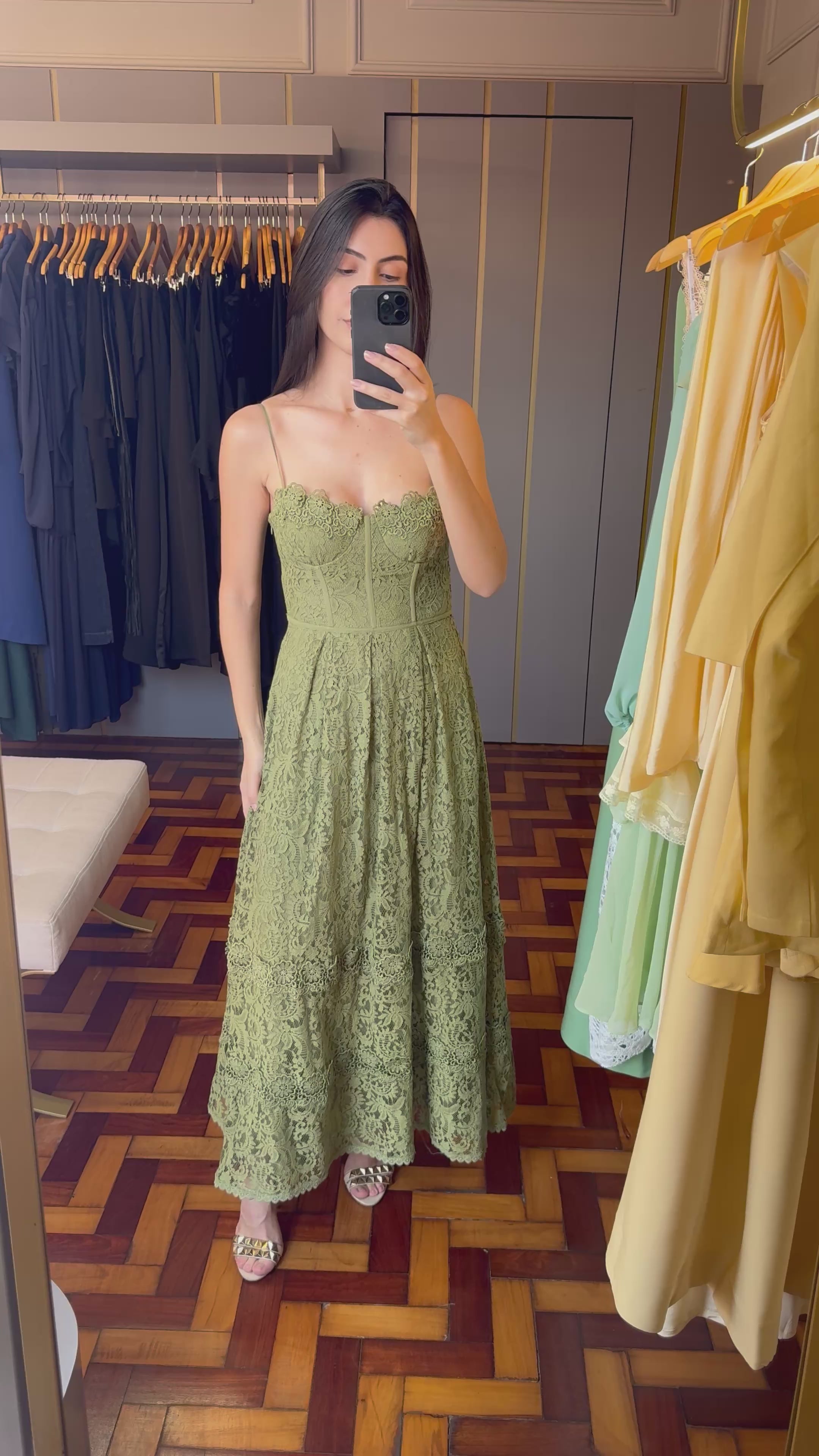 VESTIDO HIPER MIDI ADÁGIO VERDE