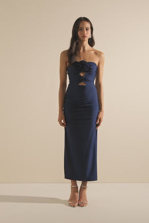 VESTIDO HIPER MIDI MAYA F MARINHO