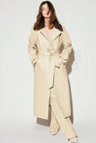 TRENCH COAT LIA COURO PU CREME