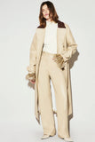 TRENCH COAT LIA COURO PU CREME