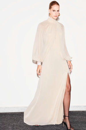 VESTIDO RAQUEL CHIFFON LONGO