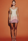 VESTIDO JAMILE LINHO HOT FIX CURTO