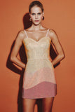 VESTIDO JAMILE LINHO HOT FIX CURTO