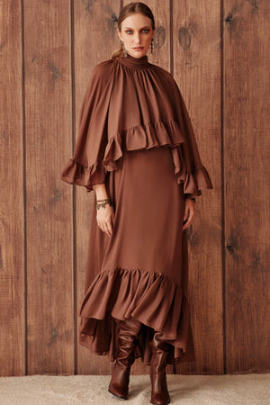 VESTIDO MELINA CHIFFON SOBREPOSICAO
