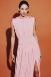 VESTIDO JAQUELINE JERSEY LONGO