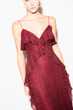 VESTIDO CATHARINA RENDA LONGO