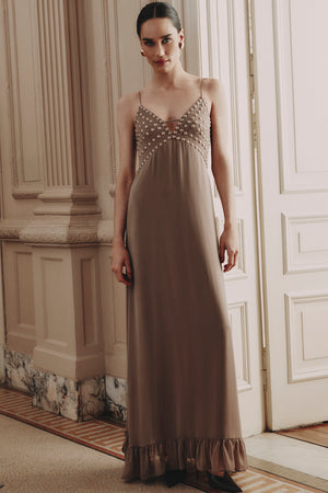 VESTIDO DONATELLA CHIFFON LONGO