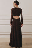 VESTIDO HILARY RENDA MANGA LONGA